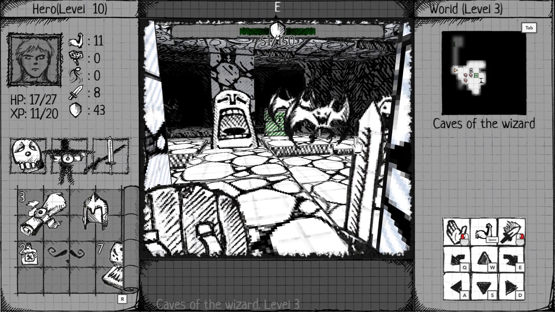 Drawngeon: Dungeons of Ink and Paper - скриншот 3