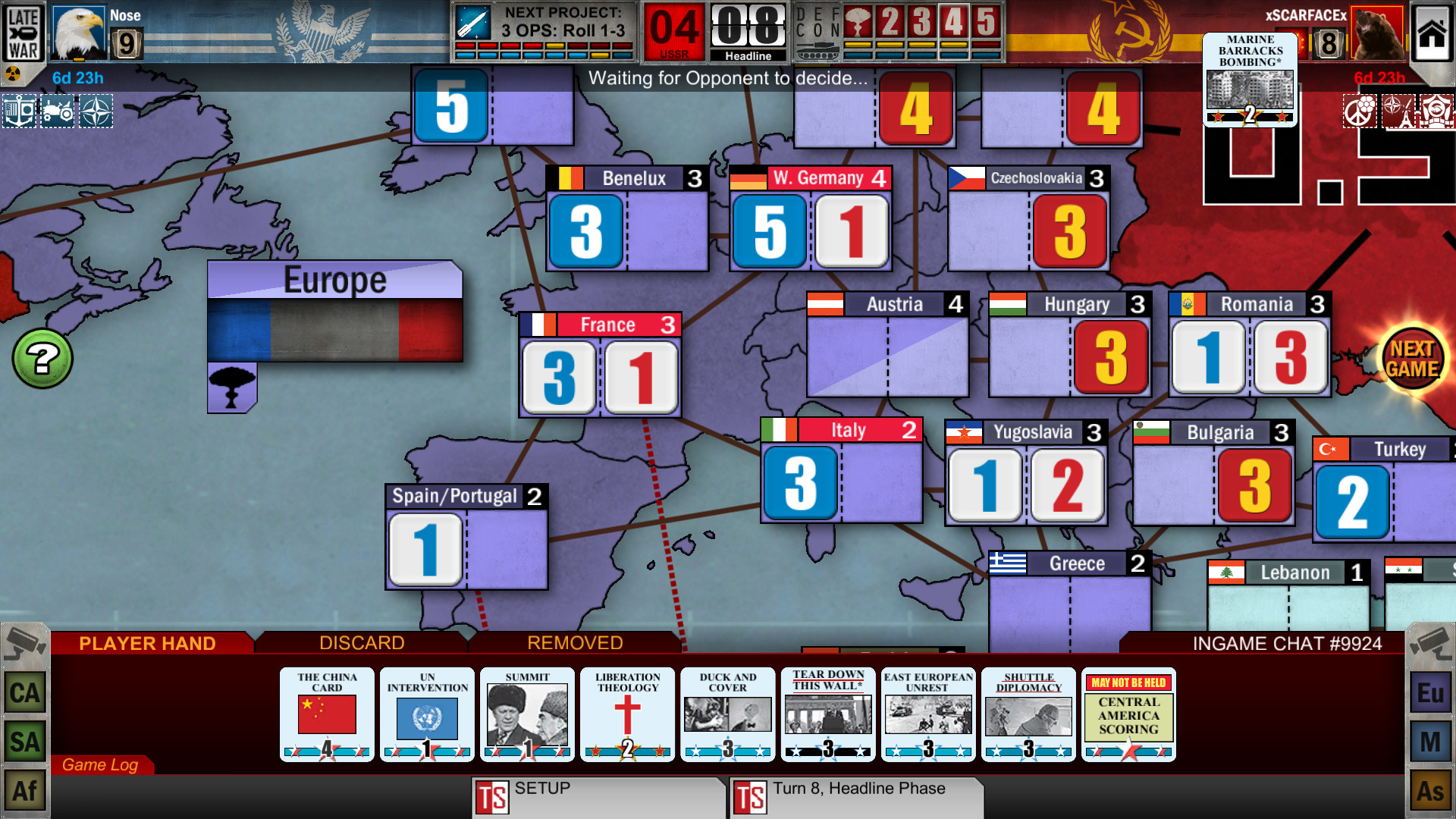Twilight Struggle - скриншот 1